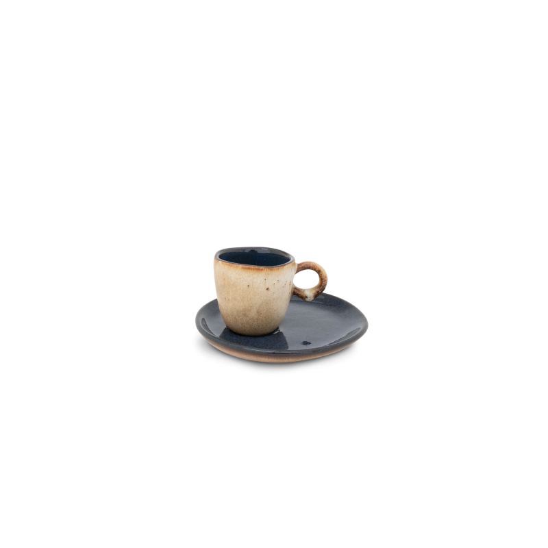 Chávena Café e Pires - Flower Seeds   - terrafina ® stoneware by ceramirupe