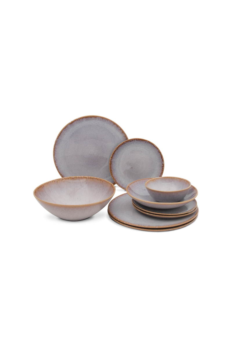 Ensemble 12 pièces avec assiette à pâtes  - Amazonia