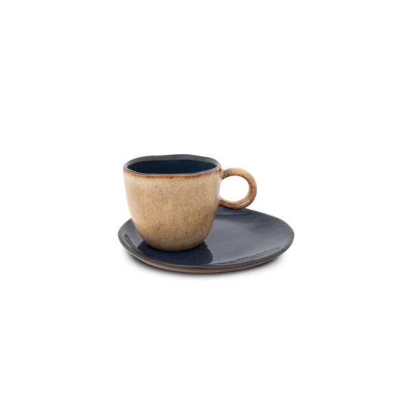 Chávena Chá e Pires - Flower Seeds   - terrafina ® stoneware by ceramirupe