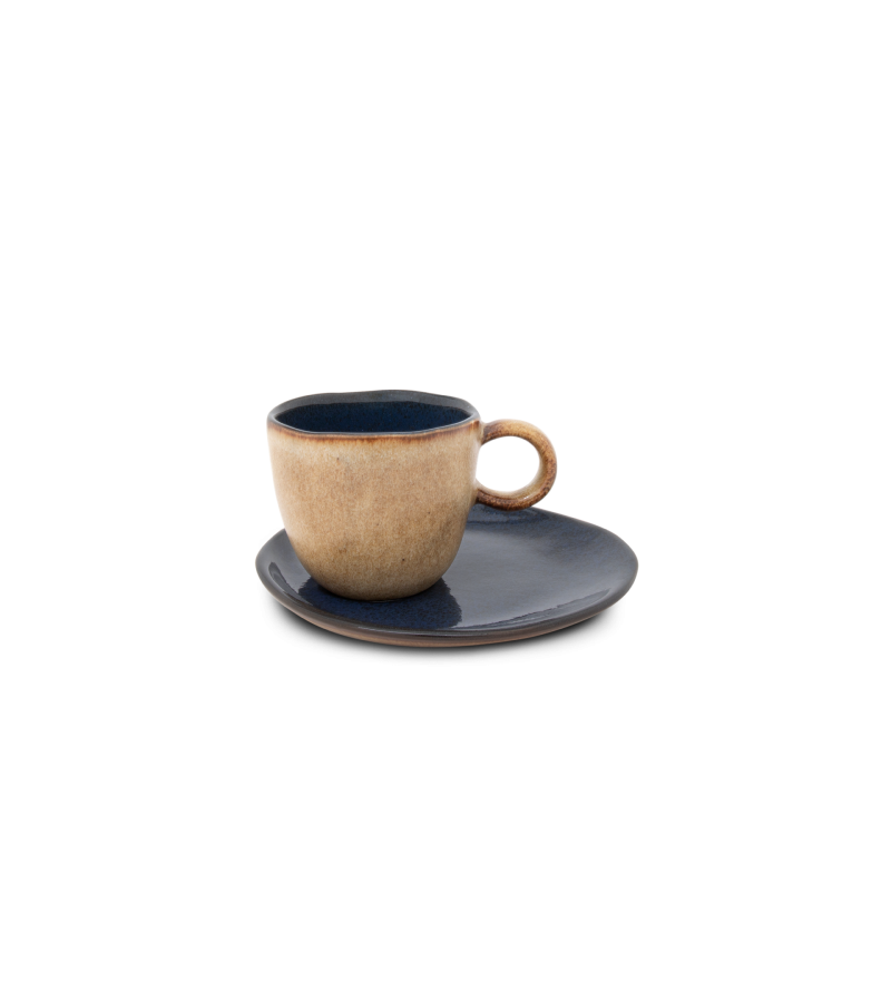 Chávena Chá e Pires - Flower Seeds   - terrafina ® stoneware by ceramirupe