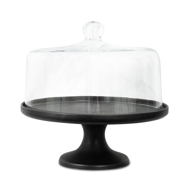 Set Prato para Bolos - Black Stone - terrafina ® stoneware by ceramirupe