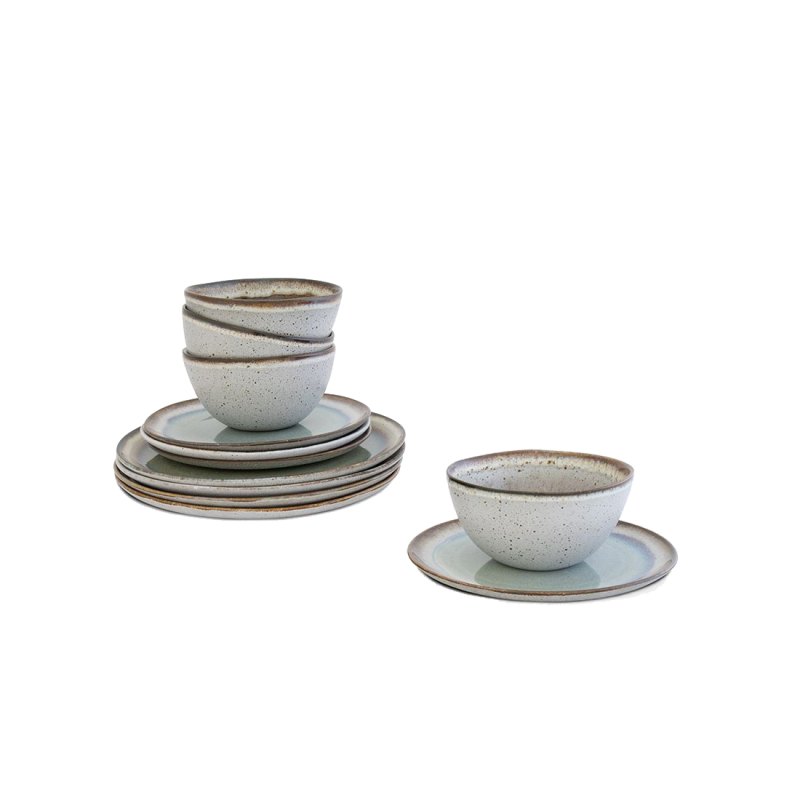 Set de 12 piezas con bol para cereales  - Sail
