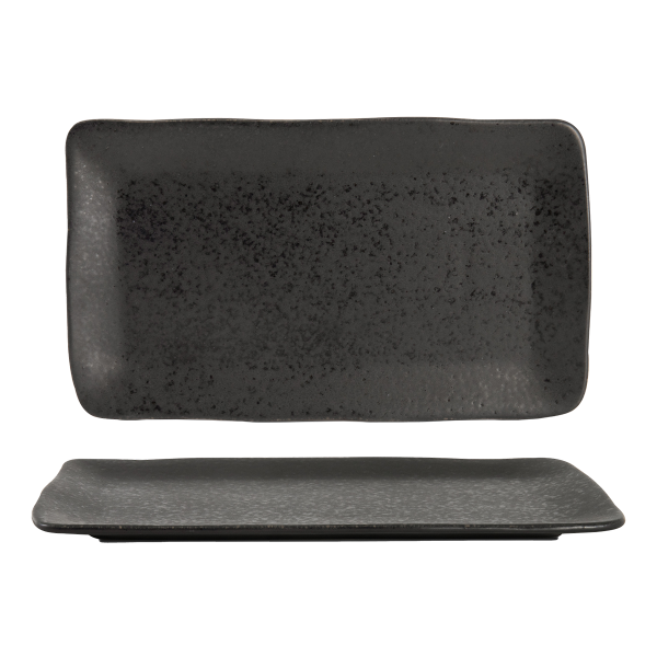 Large Rectangular Plate - Black Stone