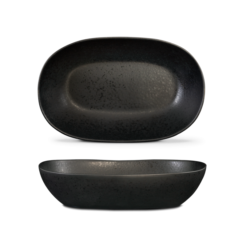 Deep Oval Serving Dishes Set Of 2