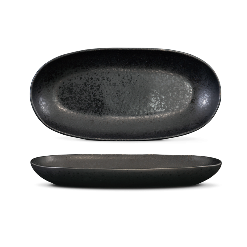 Oval Serving (4 Sizes)  - Black Stone