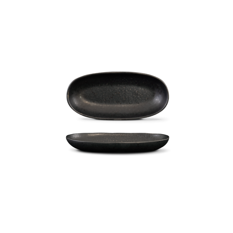 Oval Serving (4 Sizes)  - Black Stone