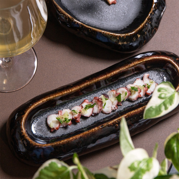 Oval tasting plate - Seixo