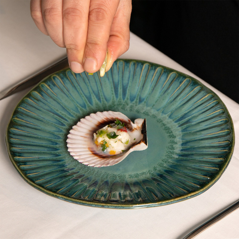 Assiette à salade - Vieira