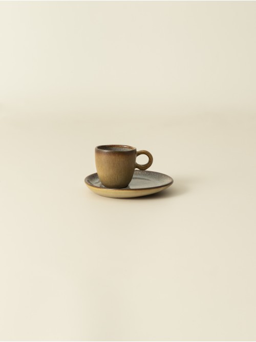 Taza de café y platillo - Flower Seeds