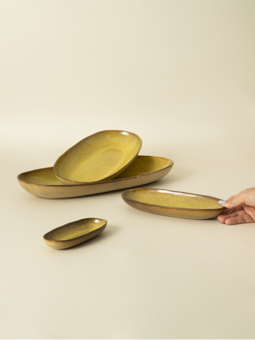 Travessas Ovais (2 tamanhos) - Flower Seeds