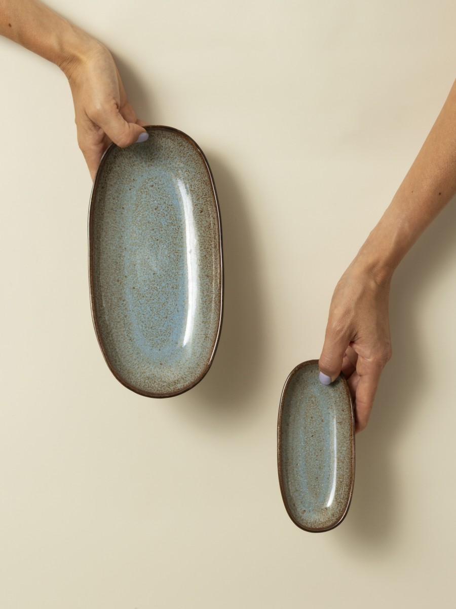 Oval Serving (2 sizes) - Set of 8  - Flower Seeds