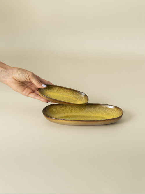 Oval Serving (2 sizes) - Set of 8  - Flower Seeds