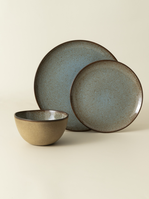 Set de 12 piezas con bol para cereales  - Flower Seeds