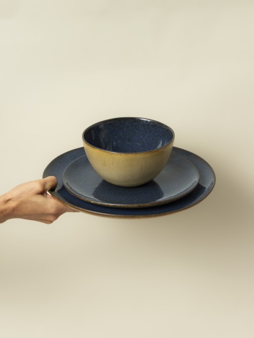 Conjunto 12 Peças com Taça Cereais - Flower Seeds