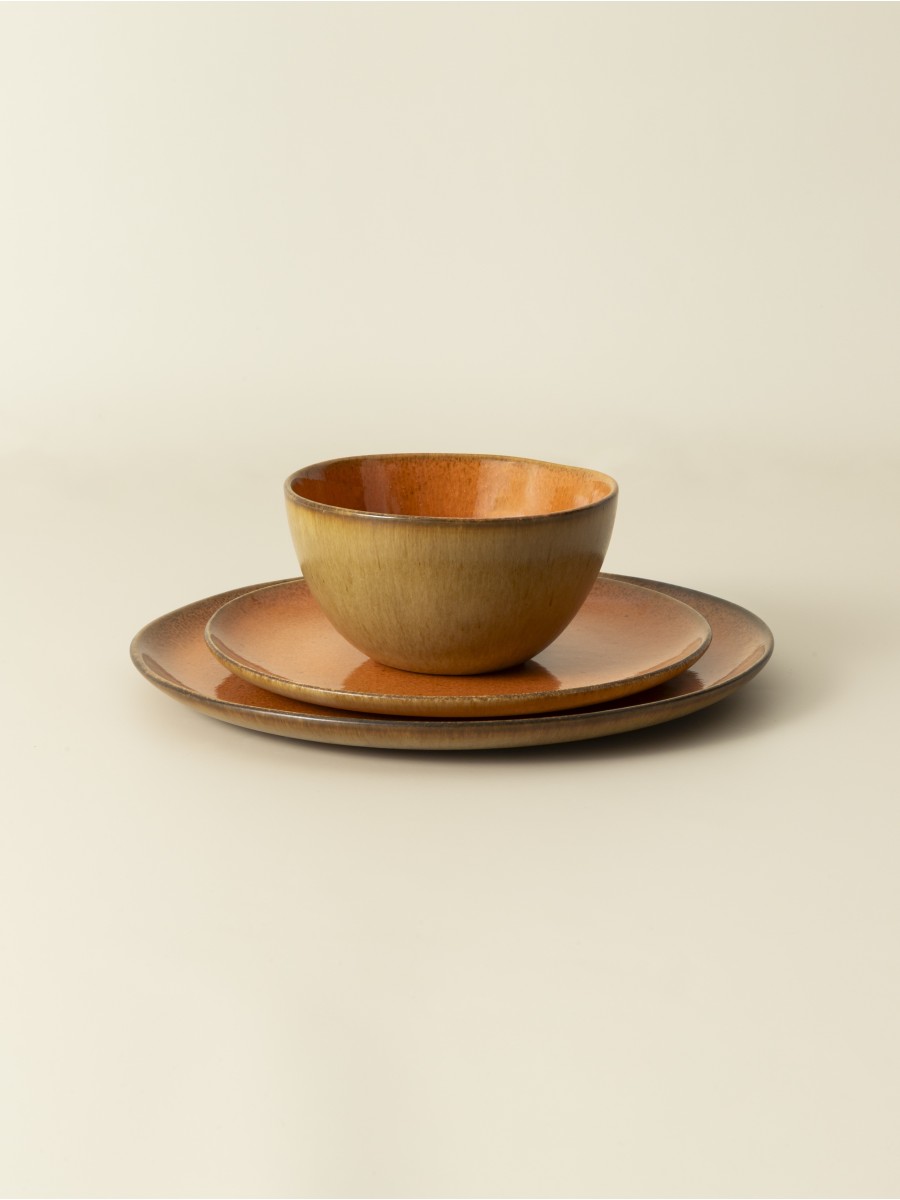 Conjunto 12 Peças com Taça Cereais - Flower Seeds