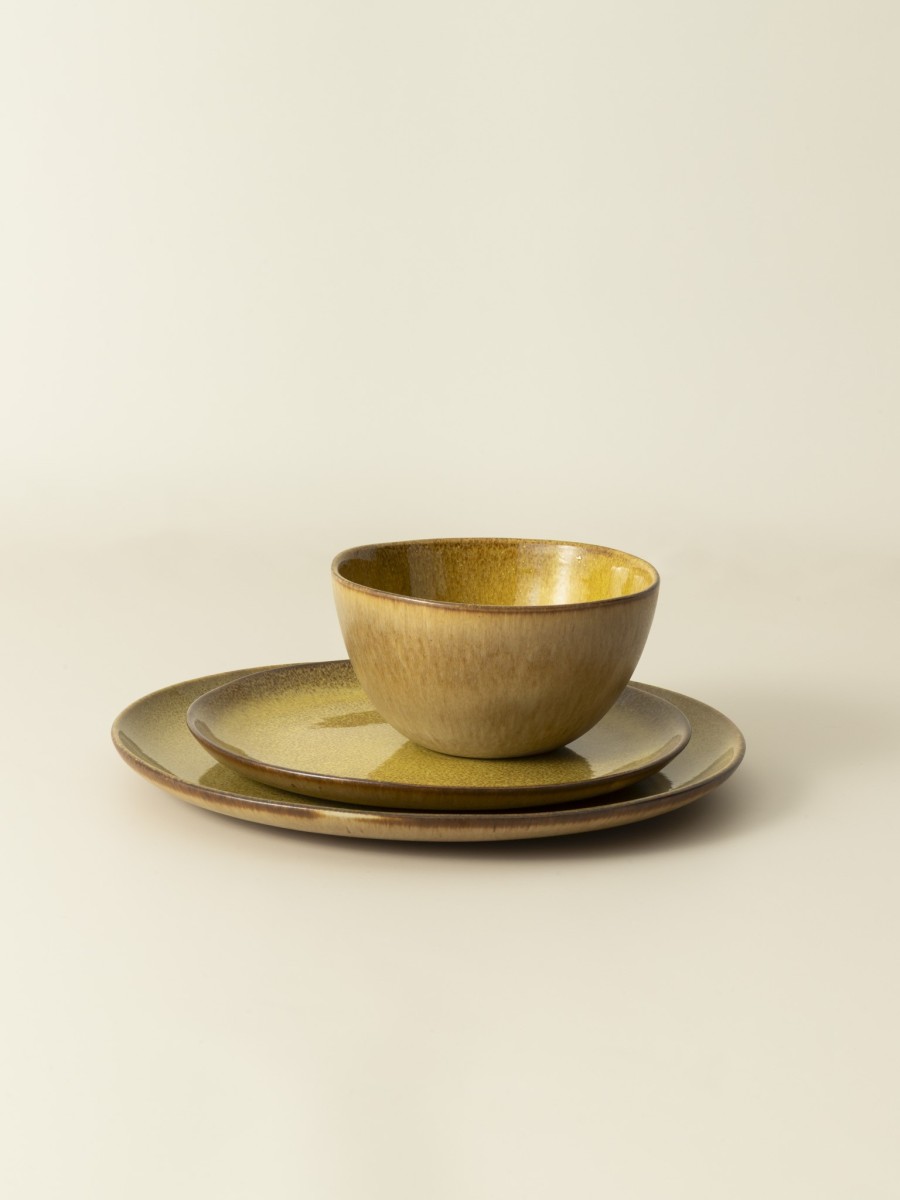 Conjunto 12 Peças com Taça Cereais - Flower Seeds