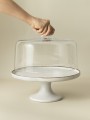 Set - Cake Stand +  Dôme Verre  - Sail