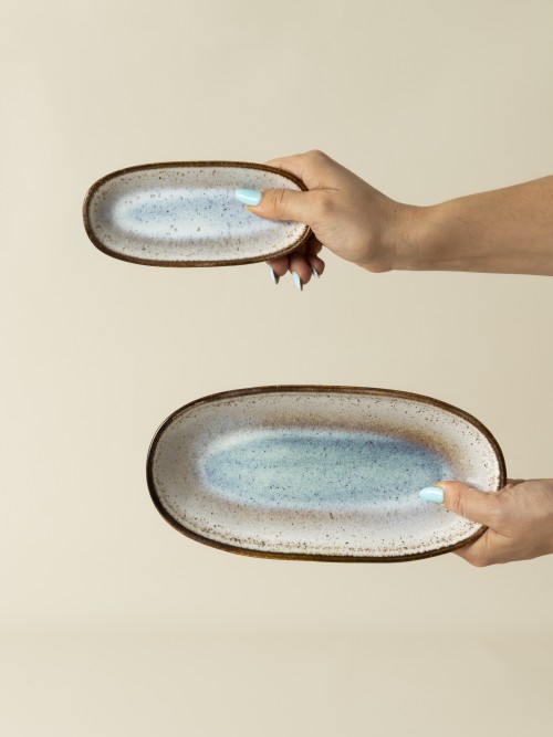 Fuentes ovaladas (2 tamaños) - Juego de 8 - Sail