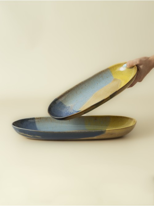 Fuentes ovaladas (2 tamaños) - Lote de 2 - Corals