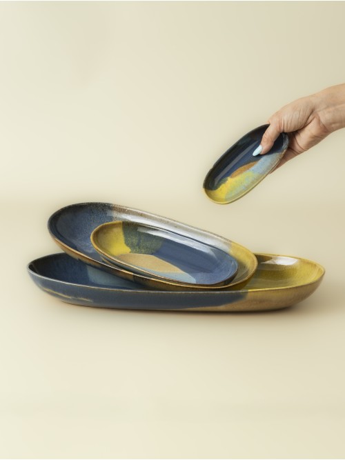 Fuentes ovaladas (4 tamaños) - Corals