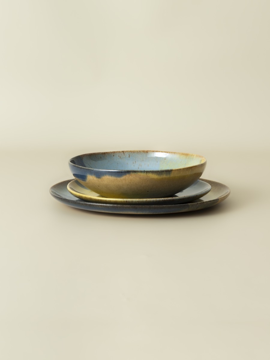 Conjunto 12 Peças com Prato Pasta - Corals