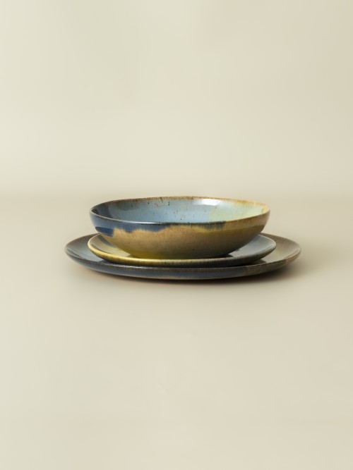 Set de 12 piezas con plato para pasta  - Corals