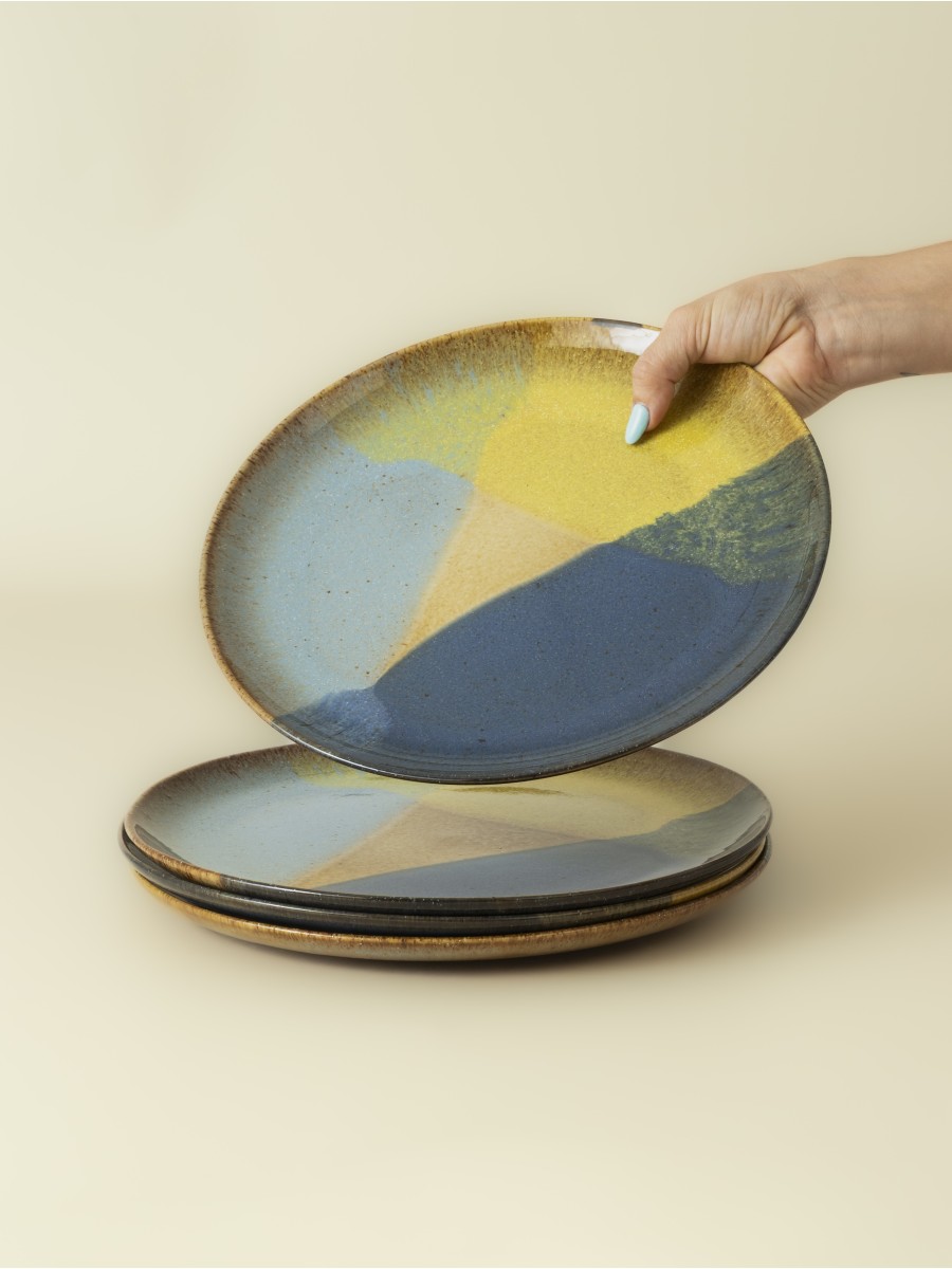 Conjunto 12 Peças com Prato Pasta - Corals