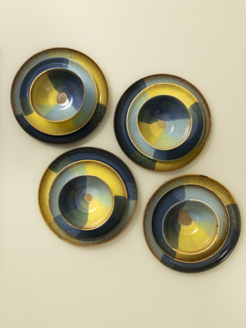 Set de 12 piezas con bol para cereales  - Corals