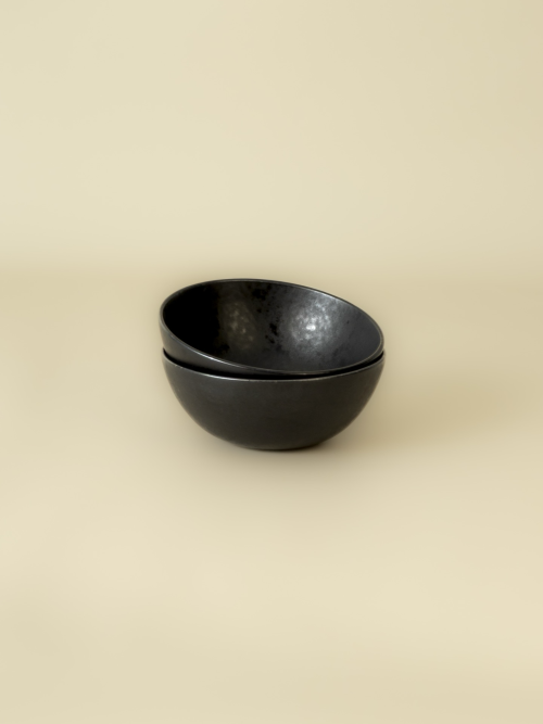 Cereal Bowl - Black Stone