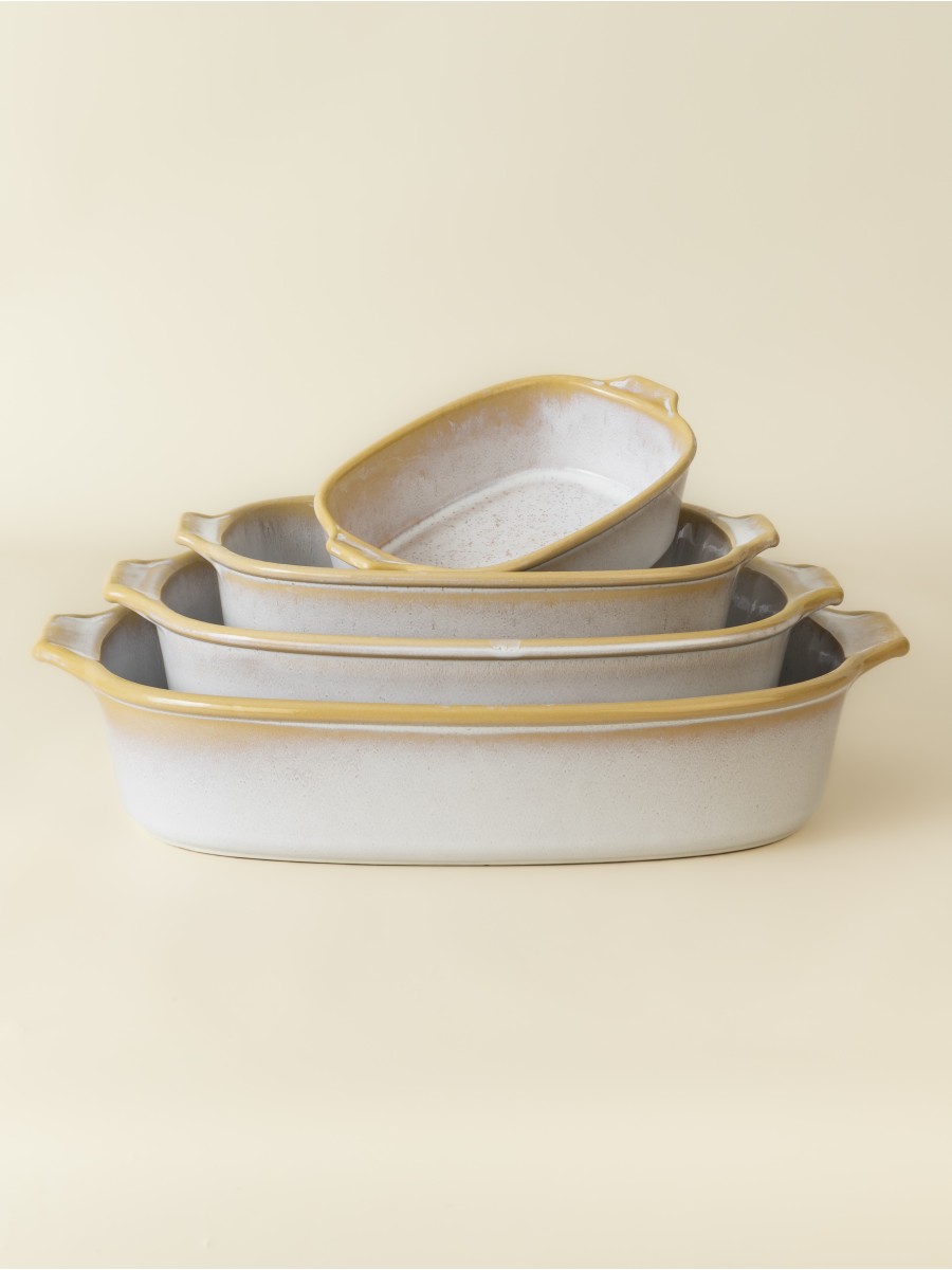 Lot de 4 plats à four