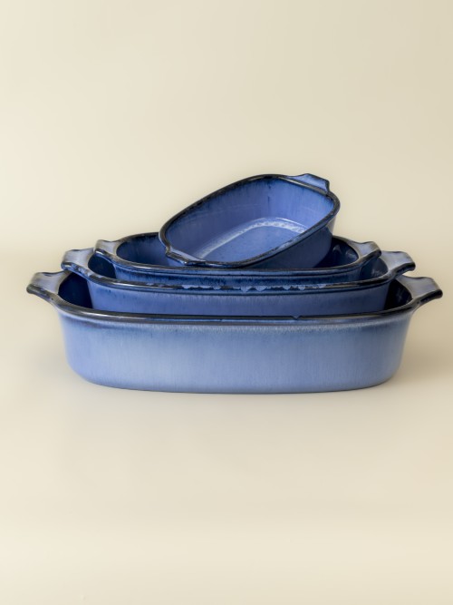 Lot de 4 plats à four