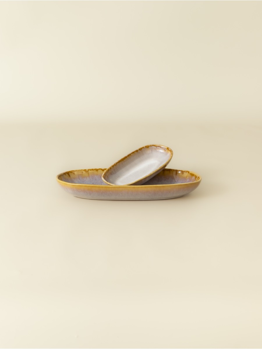 Plat ovale (2 tailles) - lot de 8 - Amazonia