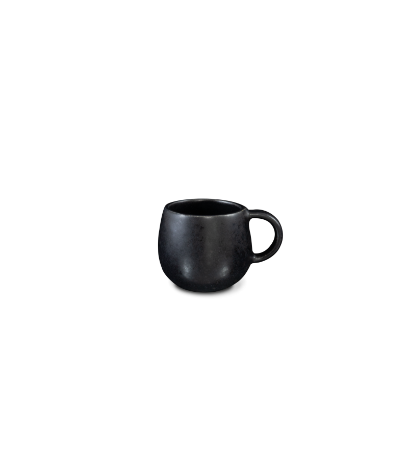 Caneca Pequena - Black Stone - terrafina ® stoneware by ceramirupe