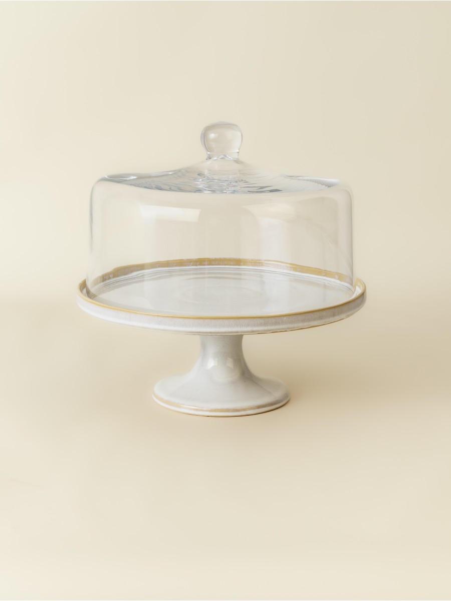 Set  - Cake Stand + Campânula -  Amazônia