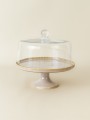 Set - Cake Stand +  Cúpula Cristal -  Amazônia