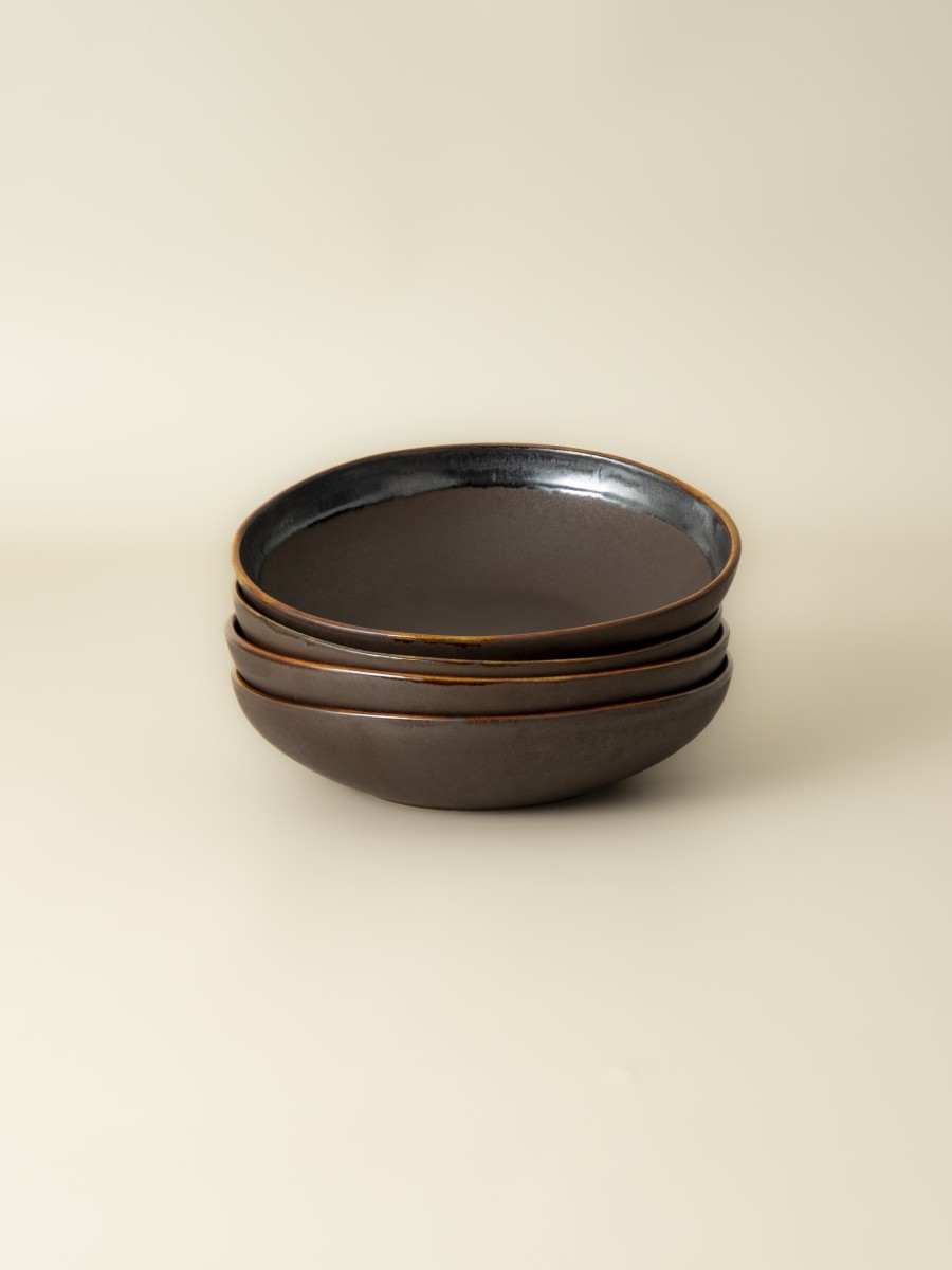 Assiette à pâtes - Coffee