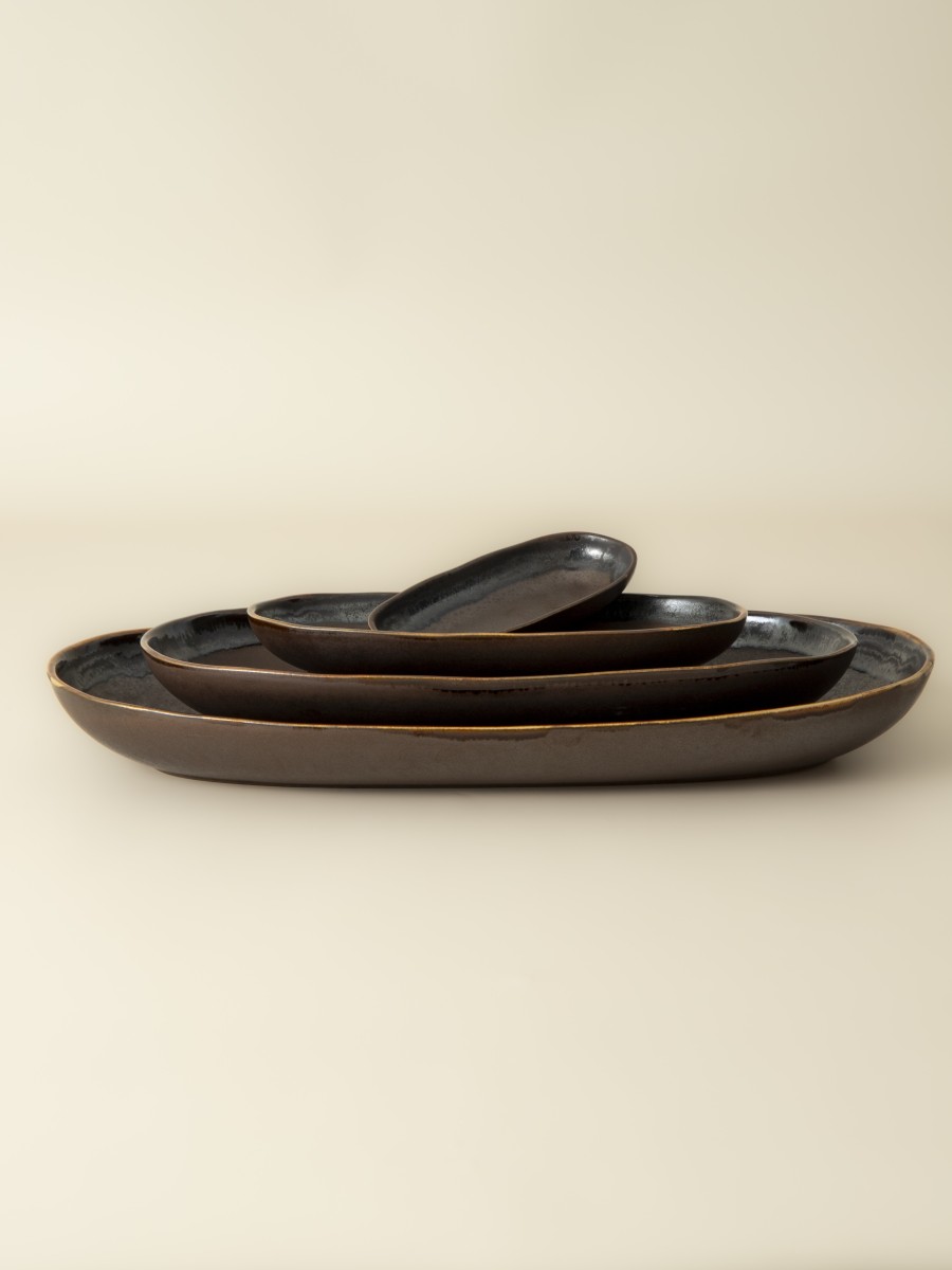 Oval Serving (4 Sizes)  - Coffee