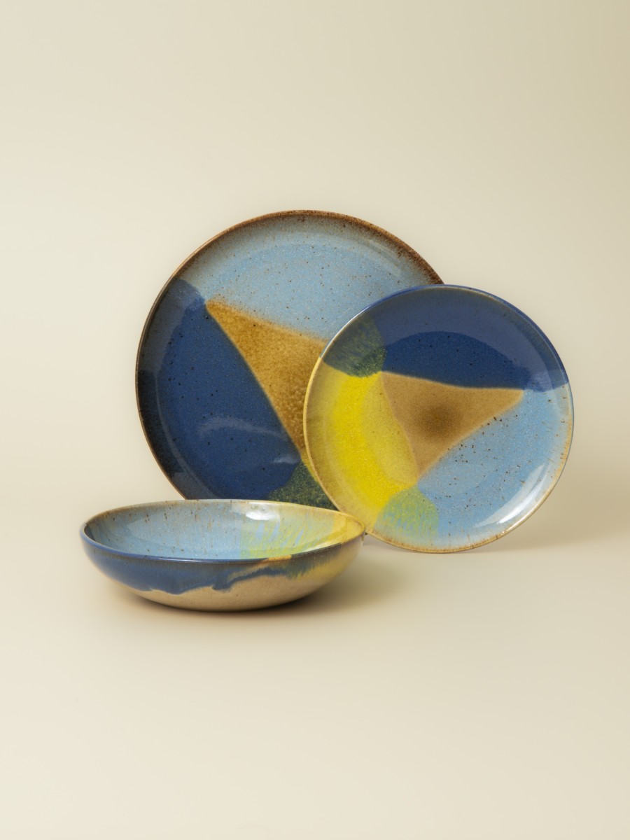 12 Piece Set with Pasta Plate - Corals