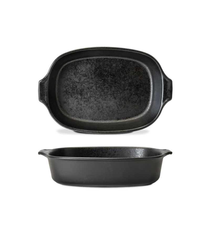 Assadeira Média - Black Stone - terrafina ® stoneware by ceramirupe