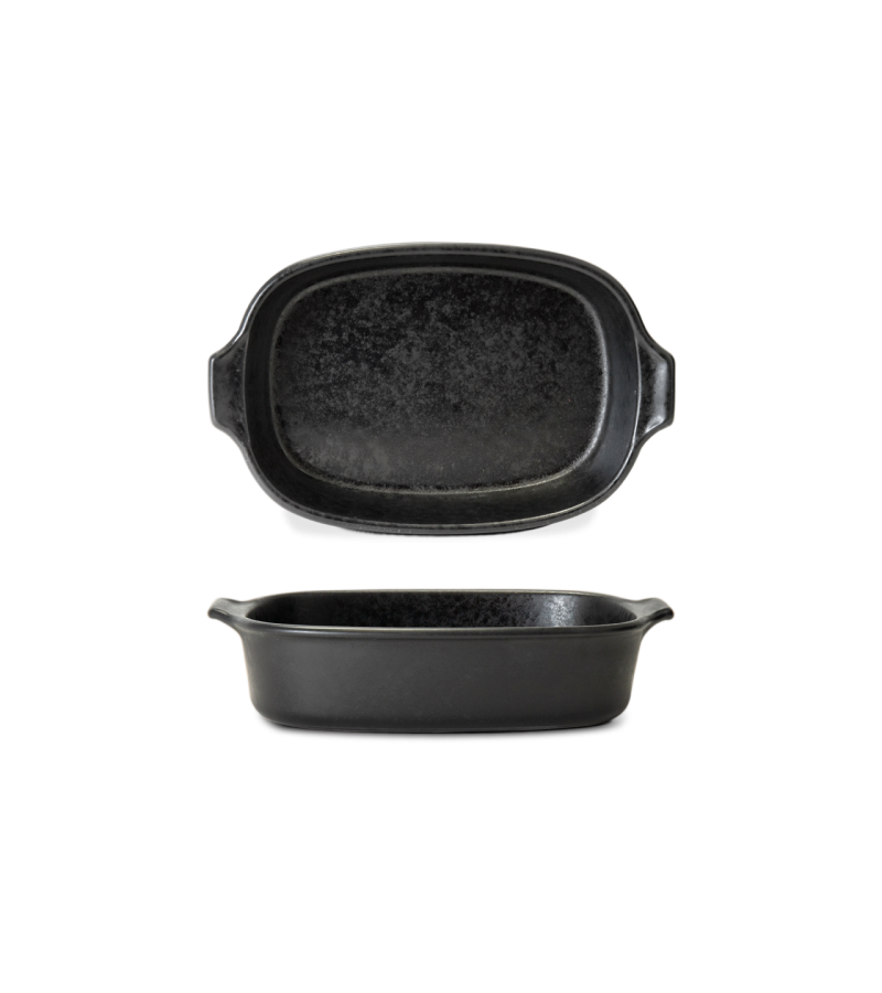 Assadeira Pequena - Black Stone - terrafina ® stoneware by ceramirupe