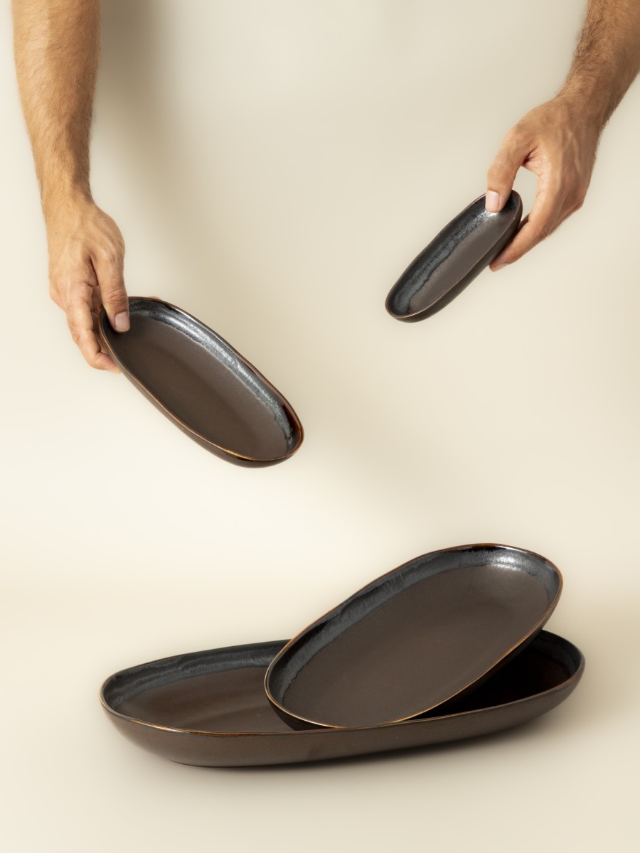 Oval Serving (4 Sizes)  - Coffee