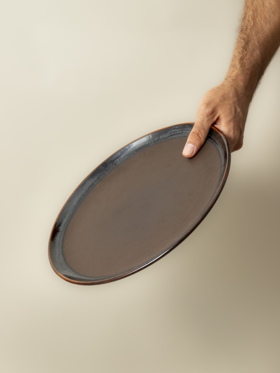 Dinner Plate - Coffee