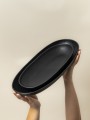 Travessas Ovais (2 tamanhos ) - Black Stone