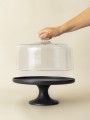 Set  Cake Stand + Campânula - Black Stone