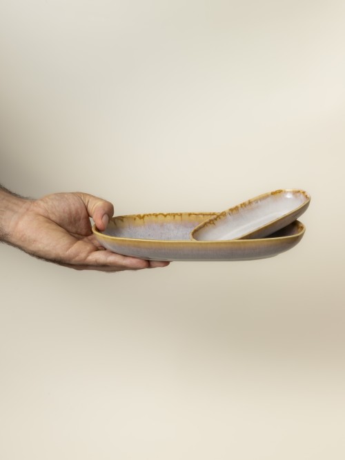 Plat ovale (2 tailles) - lot de 8 - Amazonia