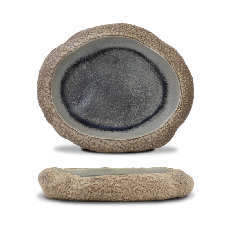 Prato Grande - Seixo - terrafina ® stoneware by ceramirupe