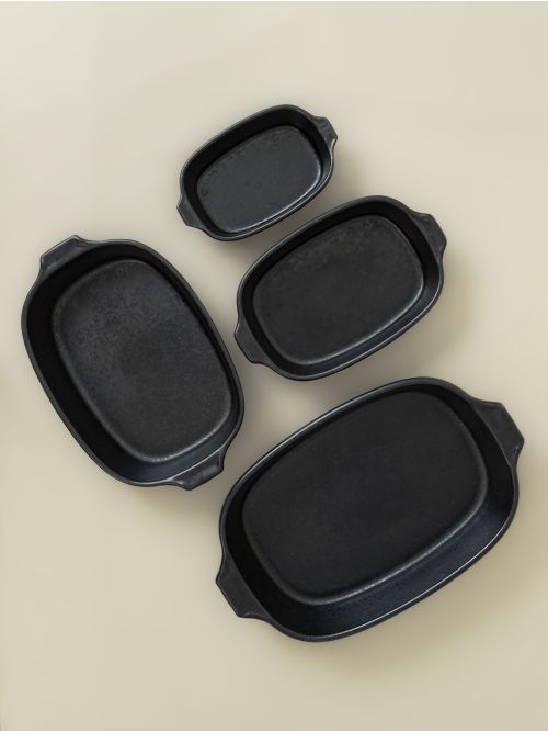 Lot de 4 plats à four