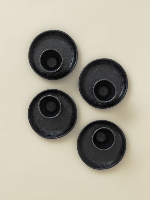 Gobelet à expresso et soucoupe - Black Stone