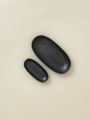Oval Serving (2 Sizes) - Set of 2  - Black Stone
