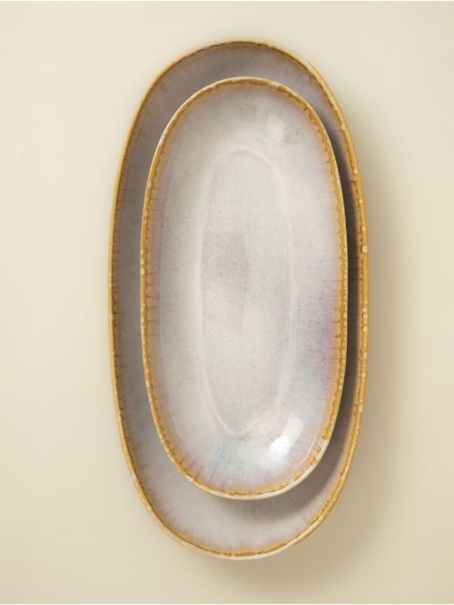 Plat ovale (2 tailles) - Lot de 2 - Amazonia